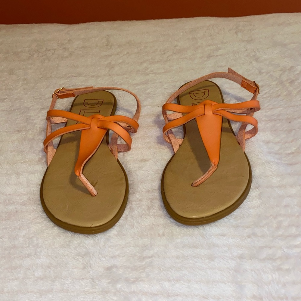 Never worn outside DLG Coral Strappy Sandal